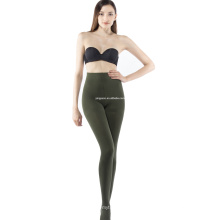 2019 Hot sale preto grosso sheer woman inverno cintura alta design meia-calça